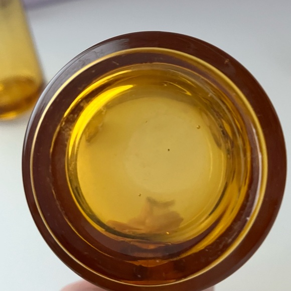 Vintage gorgeous set of glass amber beer mugs— pristine! Father’s Day gift! - Picture 6 of 8